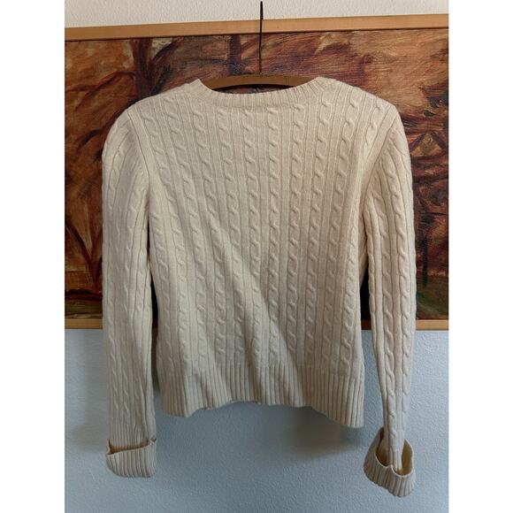 Cream Cardigan 100% wool - Picture 3 of 4